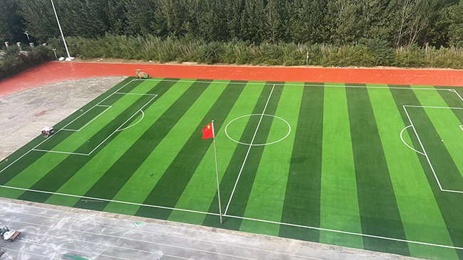  當學校塑膠跑道在冬季出現裂縫的問題時，應該怎么處理？